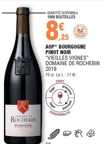 E.Leclerc AOP Bourgogne Pinot Noir offre