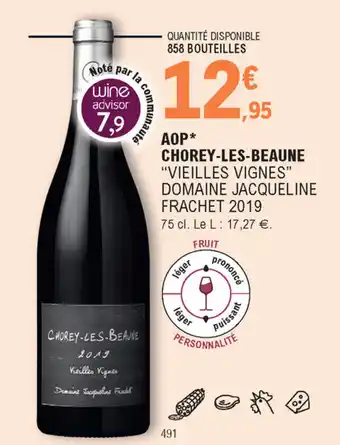 E.Leclerc AOP Chorey-Les-Beaune offre
