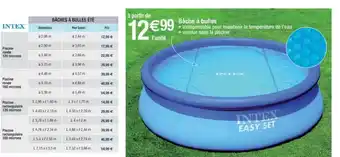 Cora x Carrefour Bâche à Bulles Intex Easy Set offre