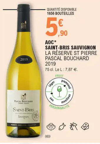 E.Leclerc AOC Saint-Bris Sauvignon offre