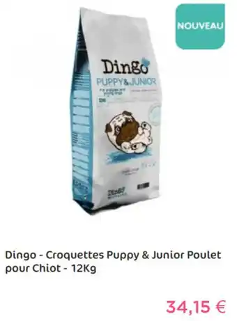 Animalis Croquettes Pupp & Junior Poulet pour Chiot offre