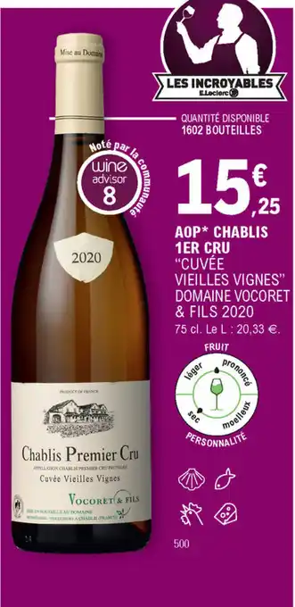 AOP Chablis 1er Cru