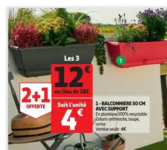 Balconnière 50 Cm Avec Support
