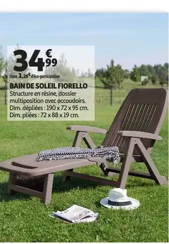 Auchan Bain De Soleil Fiorello offre