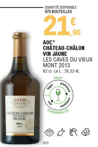 AOC Château-Châlon Vin Jaune