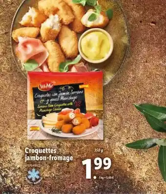 Lidl Croquettes Jambon-fromage offre