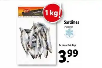 Lidl Sardines offre
