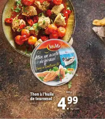 Lidl Thon à L'huile De Tournesol offre