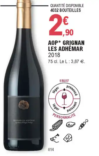 AOP Grignan Les Adhémar