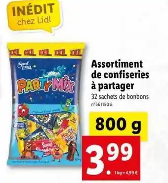 Lidl Assortiment De Confiseries à Partager offre