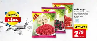 Lidl Fruits Rouges Xxl offre