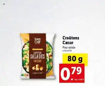 Lidl Croûtons César Toque Du Chef offre