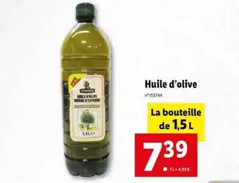 Lidl Huile D'olive offre