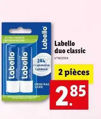 Lidl Labello Duo Classic offre