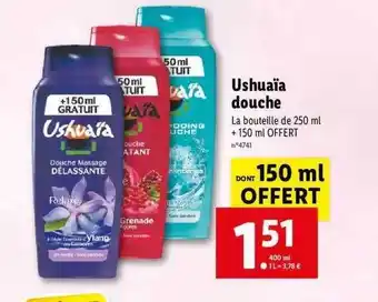 Lidl Ushuaïa Douche offre