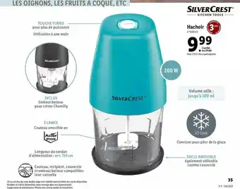 Lidl Hachoir Silver Crest offre