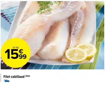 Carrefour Market Filet cabillaud offre