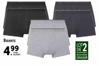 Lidl Boxers offre