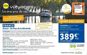 Lidl France, Alsace - Au Pays De La Mirabelle offre