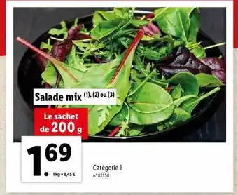 Lidl Salade Mix offre