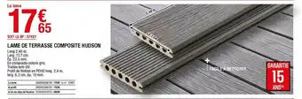 Brico Dépôt Lame De Terrasse Composite Hudson offre