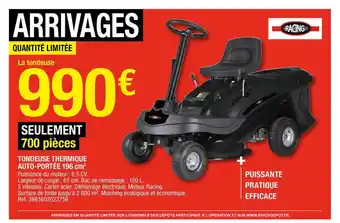 Brico Dépôt Tondeuse Thermique Auto-portée 196 Cm3 offre
