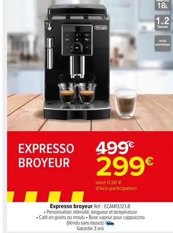 Carrefour Market EXPRESSO BROYEUR offre