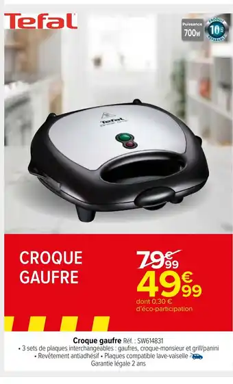 Carrefour Market CROQUE GAUFRE offre