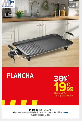 Carrefour Market PLANCHA offre