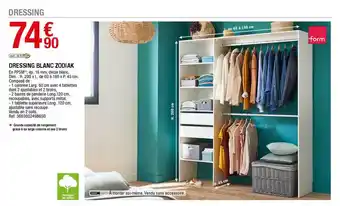 Brico Dépôt Dressing Blanc Zodiak offre