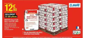 Brico Dépôt Mortier Colle Flex Multi-support Gris offre