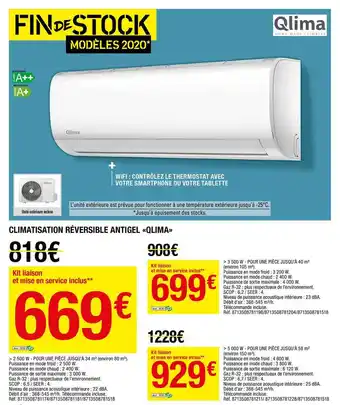 Climatisation Réversible Antigel «qlima»