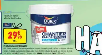 Bricorama Peinture Chantier Bicouche Dulux Valentine offre