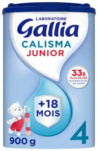 Auchan Lait 4 Junior Gallia Calisma offre