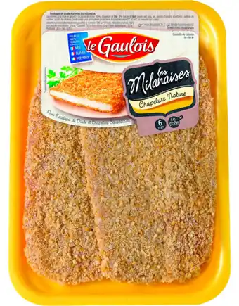 Auchan 2 Escalopes De Dinde À La Milanaise Le Gaulois offre