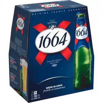 Auchan Bière Blonde 1664 offre
