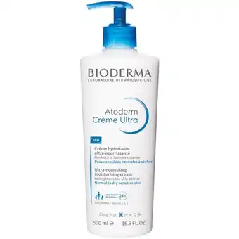Auchan Bioderma Atoderm Gammes Douche 1 L Et Crèmes Ultra 500 Ml offre