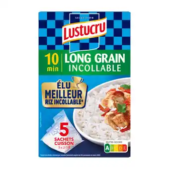 Auchan Riz Long Incollable 10Min Lustucru offre