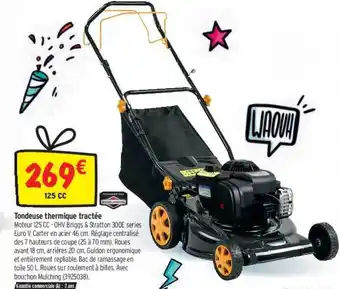Bricorama Tondeuse Thermique Tractée offre