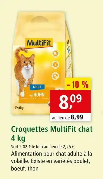 Maxi Zoo Multifit croquettes chat offre