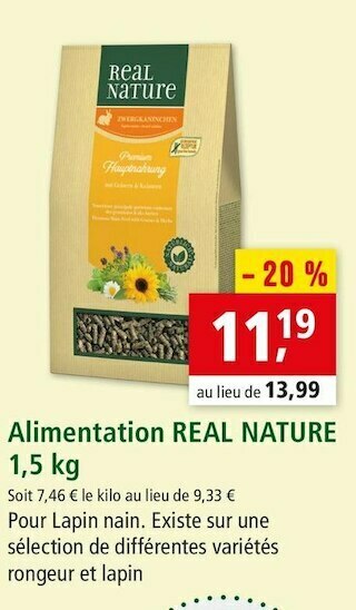 Maxi Zoo Real nature alimentation offre