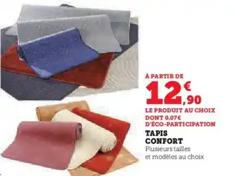 Hyper U TAPIS CONFORT offre