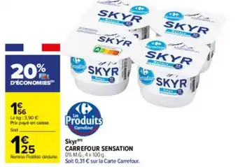 Skyr Carrefour Sensation