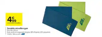 Carrefour Serviette Microfibre Gym offre