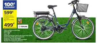 Carrefour Vélo à Assistance électrique New Top Ub Toplife offre