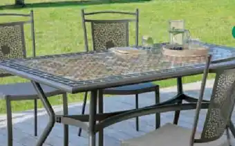 Hyper U TABLE RECTANGULAIRE RABAT offre