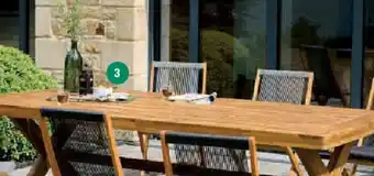 Hyper U TABLE RECTANGULAIRE MENDE offre