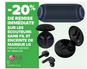 écouteurs Sans Fil Et Enceinte De Marque Lg