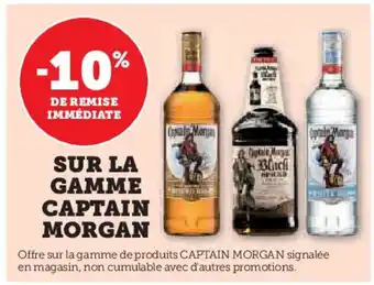 Hyper U SUR LA GAMME CAPTAIN MORGAN offre