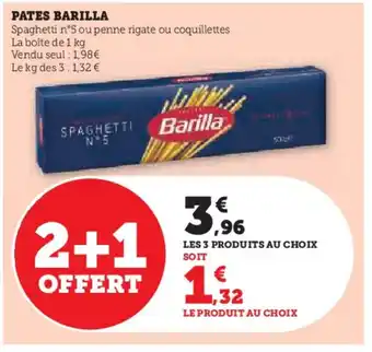 Hyper U PATES BARILLA offre
